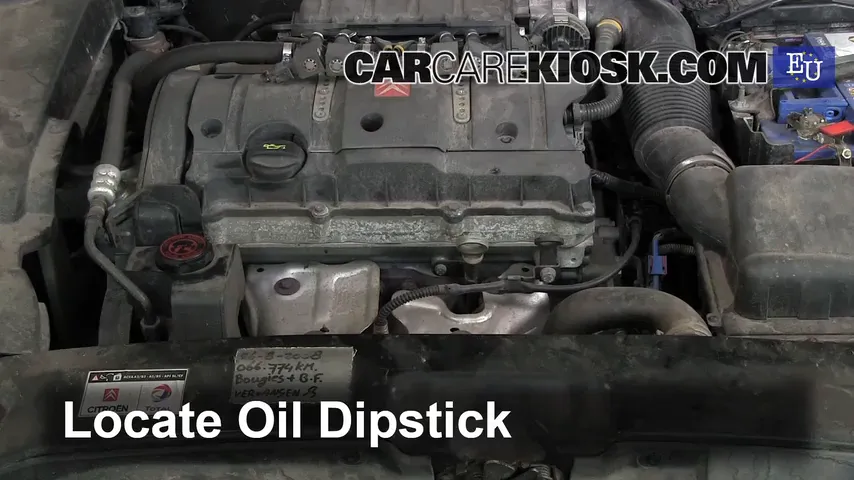 2005 Citroen Xsara SX Hatchback 1.6L 4 Cyl. Oil Check Oil Level